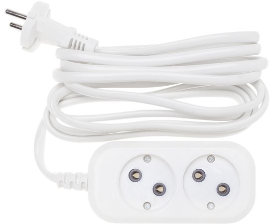  Сетевой удлинитель Buro BU-PSL2.3/W 3м (2 розетки) белый 