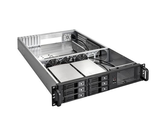  Корпус Exegate Pro 2U660-HS06 EX264268RUS RM 19", высота 2U, глубина 660, без БП, 6xHotSwap, USB 
