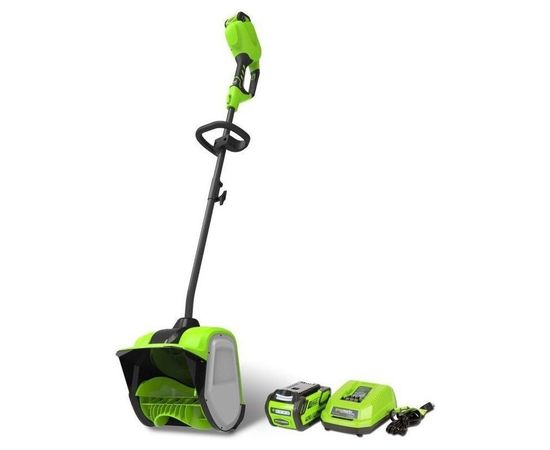  Снегоуборщик GreenWorks GD40SSK4 с 1хАКБ 4 А.ч и ЗУ (2600807UB) 