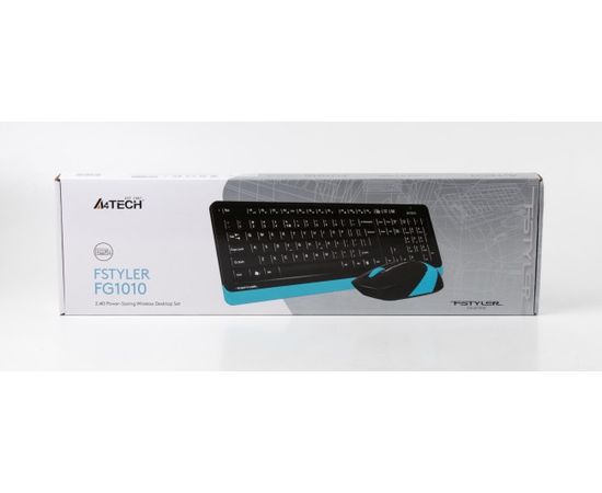  Клавиатура + мышь A4 Fstyler FG1010 blue 