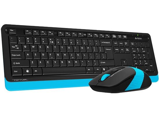  Клавиатура + мышь A4 Fstyler FG1010 blue 