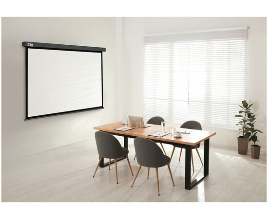  Экран Cactus CS-PSW-213X213-SG Wallscreen 1:1 настенно-потолочный рулонный серый 