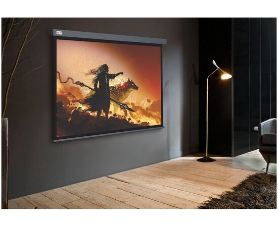  Экран Cactus CS-PSW-213X213-SG Wallscreen 1:1 настенно-потолочный рулонный серый 
