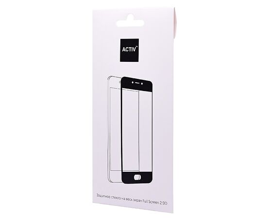  Защитное стекло Full Screen Activ Clean Line 3D для "Samsung SM-A105 Galaxy A10" (black)(101417) 