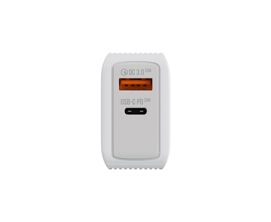  СЗУ Breaking WC06, USB-C + USB-A, PD 20W, QC 3.0 (Белый) 
