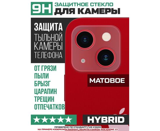  Стекло защитное гибридное МАТОВОЕ Krutoff для камеры Samsung Galaxy M31 Prime (2 шт.) 