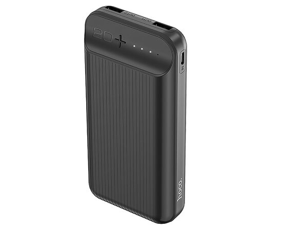  Внешний аккумулятор Hoco J52A New joy mobile power bank 20000mAh USB*2 (black) (115162) 