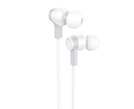  Проводные наушники с микрофоном внутриканальные Hoco M86 Jack 3,5 (white) (202599) 