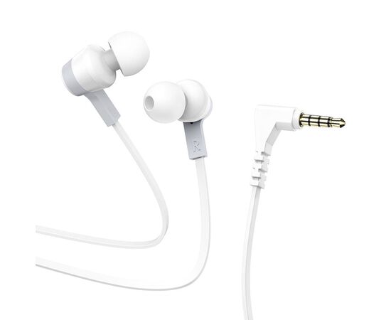  Проводные наушники с микрофоном внутриканальные Hoco M86 Jack 3,5 (white) (202599) 