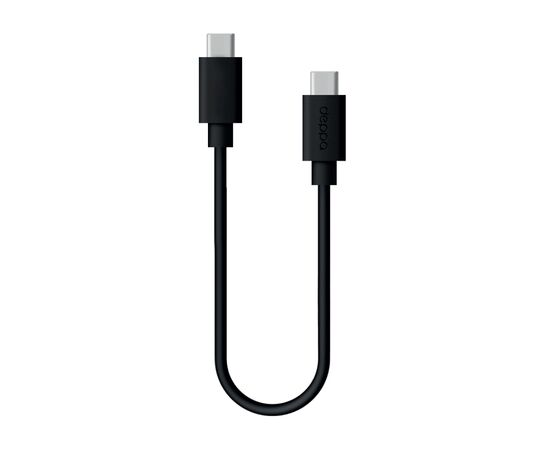  Дата-кабель USB-C - USB-C, 3A, 1.2м, черный, Deppa, 72302 
