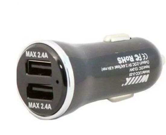  Автомобильное ЗУ Wiiix UCC-7-2-08 5A PD+QC черный 