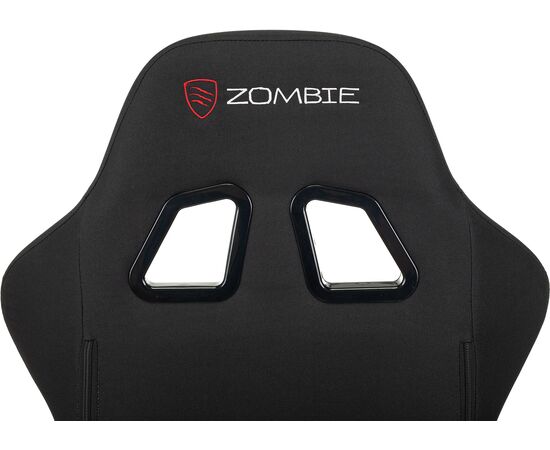  Кресло Zombie Predator B игровое черный Neo Black крестов. пластик 