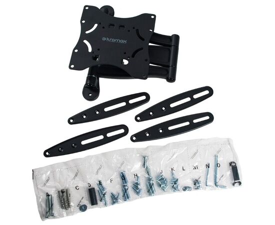  Кронштейн Kromax TECHNO-5 серый 15"-55" макс.35кг поворот и наклон 