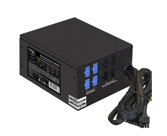  Блок питания ExeGate ServerPRO-600RADS EX292210RUS 600W (ATX, for 3U+ cases, APFC, КПД 80 (80 Plus), 14cm fan 