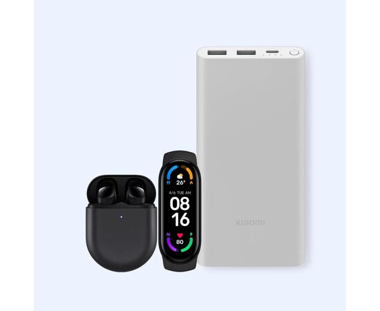  Аккумулятор внешний резервный XIAOMI 3, 22,5W PB100DZM, 10000mAh (белый) 