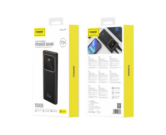  Внешний аккумулятор Foneng P57 10000mAh 22.5W USB*2 (Black) 