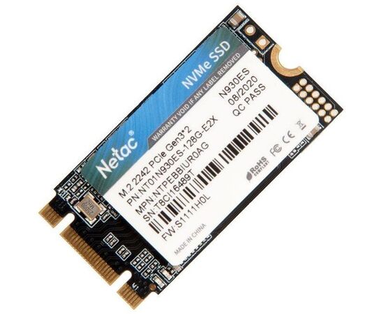  SSD Netac M.2 2242 N930ES NVMe PCIe 128GB NT01N930ES-128G-E2X 