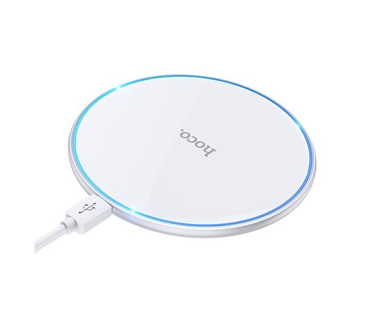  ЗУ Сетевое Беспроводное Hoco CW6 Pro PD/QC 15W (white) (215782) 