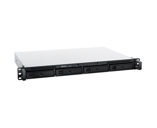  Сетевое хранилище Synology RackStation RS422+ (1U, 4x3.5/2.5" HDD, 2-core 2.6 GHz,  2 GB DDR4 ECC, 2xGbE LAN) 