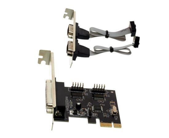  Контроллер Exegate EXE-303 EX281226RUS PCI-E, 2*COM port + 1*LPT (OEM) 
