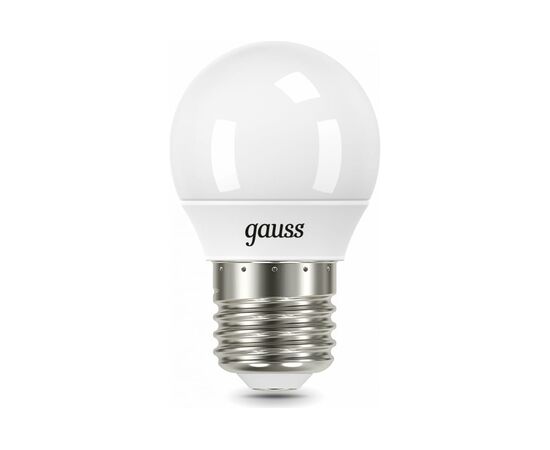  Лампа светодиодная Gauss 105102310 9.5Вт цок.E27 шар 220B 6500K св.свечения белый холодный уп/10шт 