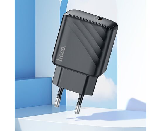 Адаптер Сетевой Hoco CS22A Value PD Type-C 30W (black) (222786) 