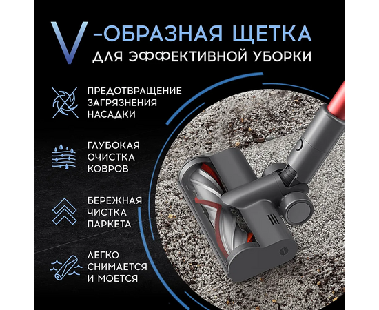  Вертикальный беспроводной пылесос  Xiaomi Dreame Cordless Vacuum Cleaner R10 pro GREY EU 