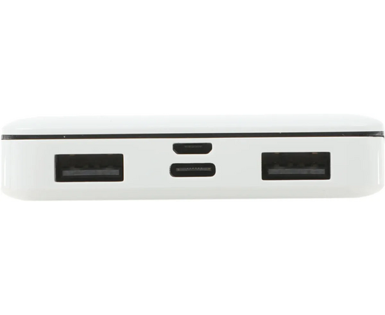  Power bank Cactus CS-PBFSKT-10000 10000mAh 2.1A 2xUSB белый 