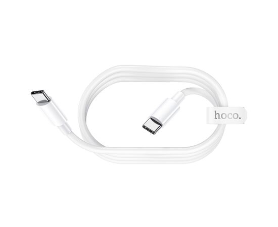  Кабель USB-C HOCO X51 High-power Type-C - Type-C, 5A, 1 м, белый 