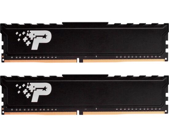  ОЗУ Patriot Memory DDR 4 DIMM 16Gb (8Gbx2) PC21300, 2666Mhz, PATRIOT SL Premium (PSP416G2666KH1) (retail) 