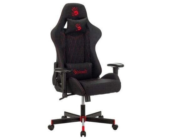  Кресло игровое A4Tech Bloody GC-800 черный ромбик эко.кожа крестов. металл 