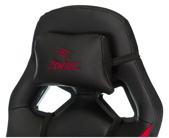 Кресло Zombie Driver Red эко.кожа черный/красный 