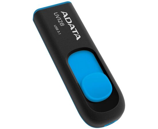 USB 3.0  32GB  A-Data  UV128  чёрный/синий 