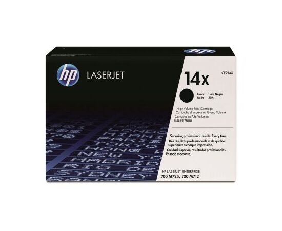  Картридж лазерный HP 14X CF214X черный (17500стр.) для HP 700/M712 