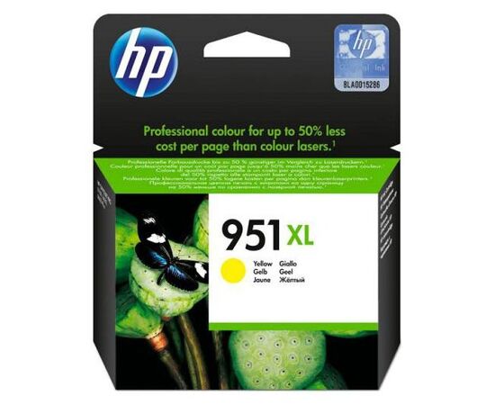  Картридж струйный HP 951XL CN048AE желтый (1500стр.) для HP OJ Pro 8100/8600 