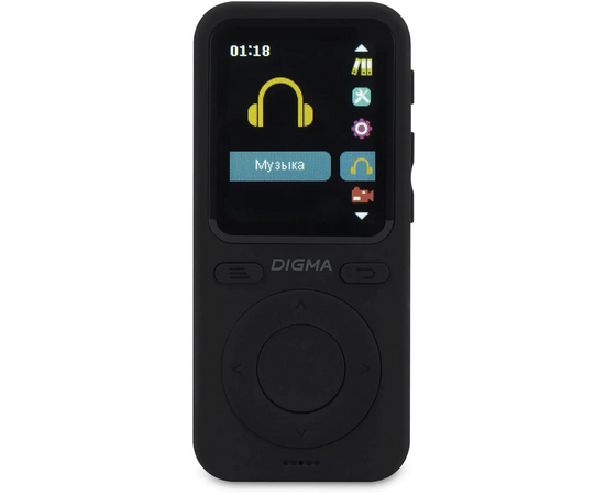  MP3 плеер Digma B5 flash 8ГБ черный 