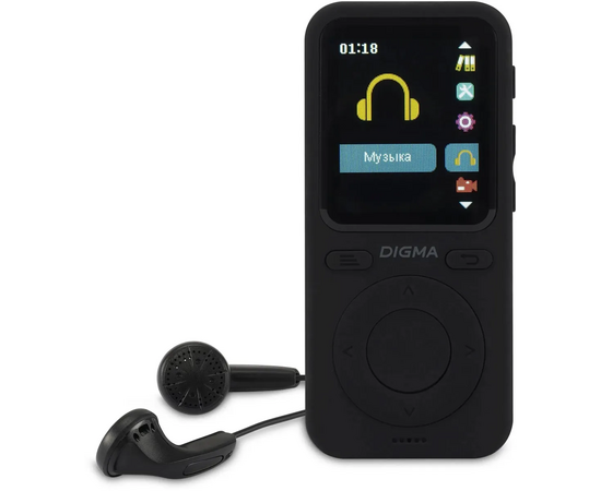  MP3 плеер Digma B5 flash 8ГБ черный 