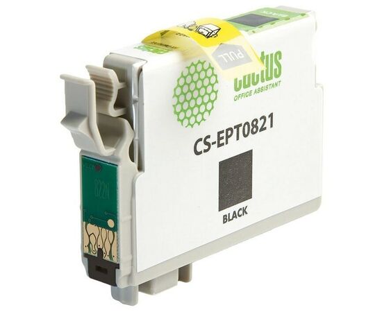 Картридж струйный Cactus CS-EPT0821 черный для Epson Stylus Photo R270/290/RX590 (11,4ml) 