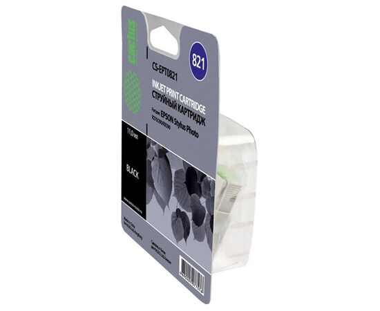  Картридж струйный Cactus CS-EPT0821 черный для Epson Stylus Photo R270/290/RX590 (11,4ml) 