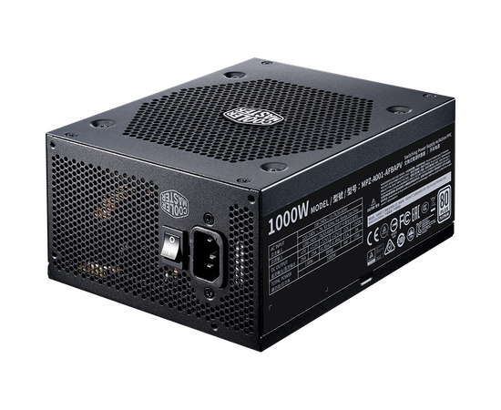  Блок питания Cooler Master V1000 Power Supply, MPZ-A001-AFBAPV-EU 1000W, ATX, 135mm, 12xSATA, 8xPCI-E(6+2), APFC, 80+ Platinum 