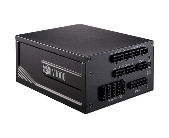  Блок питания Cooler Master V1000 Power Supply, MPZ-A001-AFBAPV-EU 1000W, ATX, 135mm, 12xSATA, 8xPCI-E(6+2), APFC, 80+ Platinum 