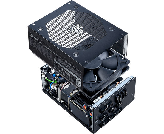  Блок питания Cooler Master V1000 Power Supply, MPZ-A001-AFBAPV-EU 1000W, ATX, 135mm, 12xSATA, 8xPCI-E(6+2), APFC, 80+ Platinum 