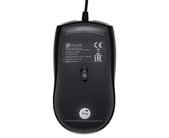  Мышь Oklick 325M черный USB 