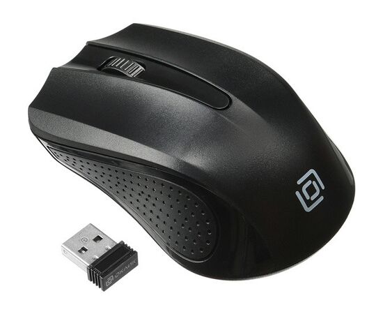  Мышь Oklick 485MW+ черный оптическая (1200dpi) беспроводная USB 