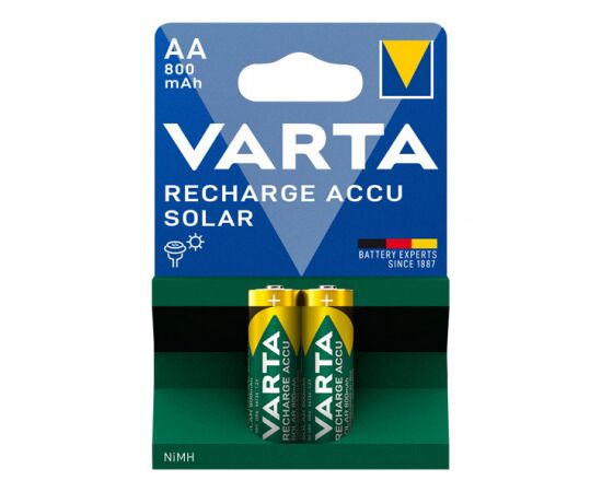  Аккумулятор VARTA R6 R2U (800 mAh) Solar (2 бл)  (2/20/200) 