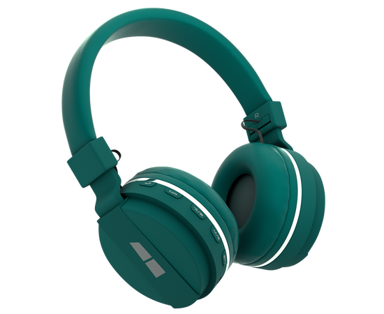  Bluetooth-наушники накладные 5.0 200mAh More choice HW15 (Green) 