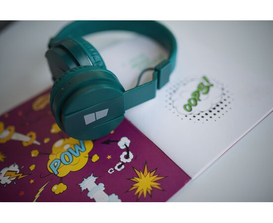  Bluetooth-наушники накладные 5.0 200mAh More choice HW15 (Green) 