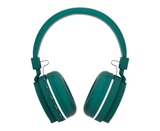  Bluetooth-наушники накладные 5.0 200mAh More choice HW15 (Green) 