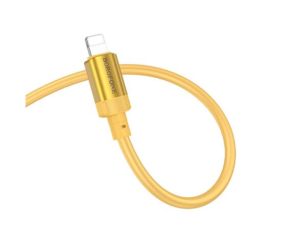  Кабель Type-C - Apple lightning Borofone BX108 PD 27W 100см 3A  (gold) (234663) 
