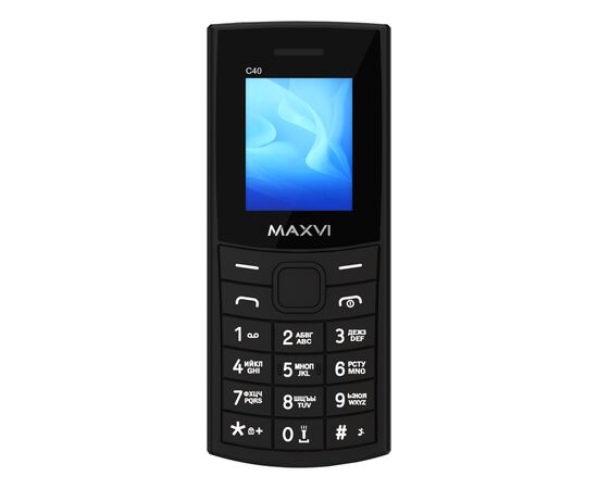  Мобильный телефон MAXVI C40 Black 